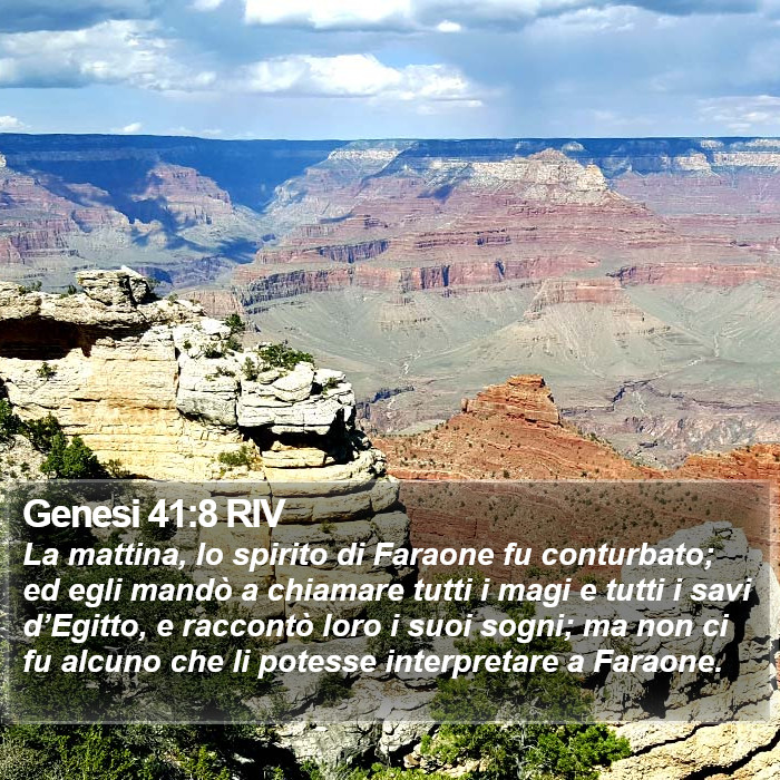 Genesi 41:8 RIV Bible Study