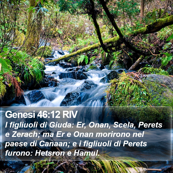 Genesi 46:12 RIV Bible Study