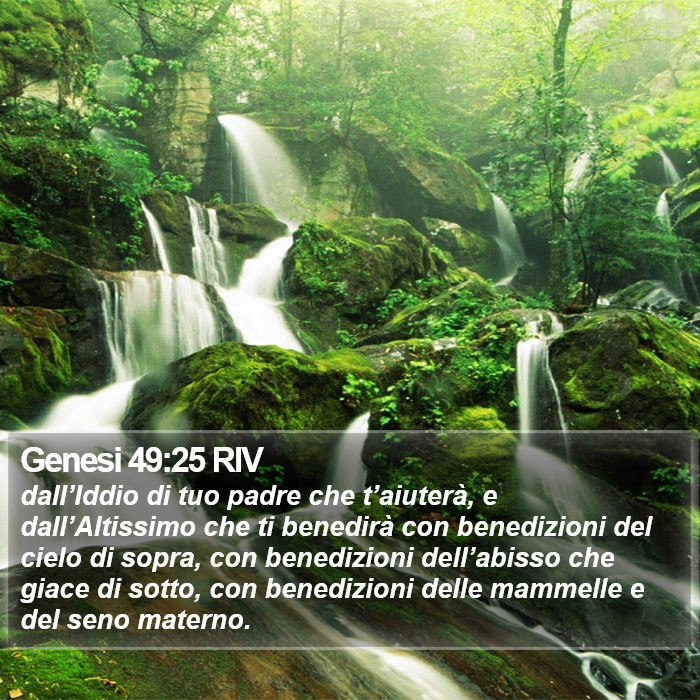 Genesi 49:25 RIV Bible Study