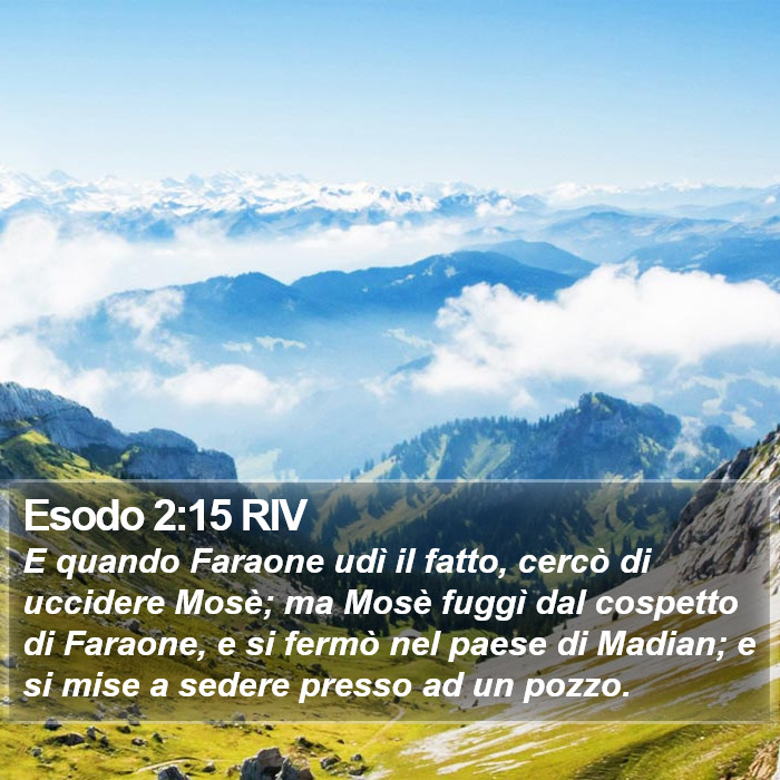 Esodo 2:15 RIV Bible Study