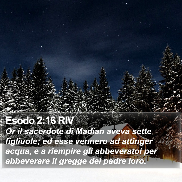 Esodo 2:16 RIV Bible Study