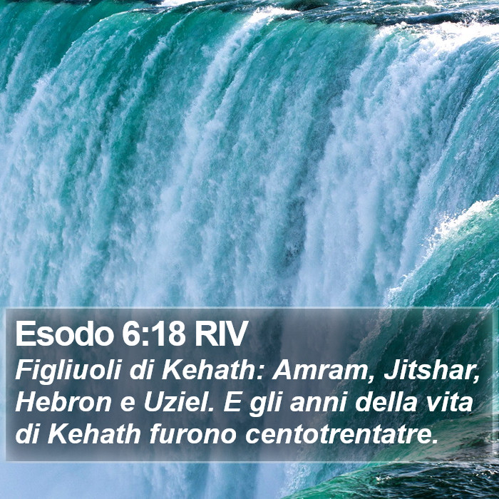 Esodo 6:18 RIV Bible Study