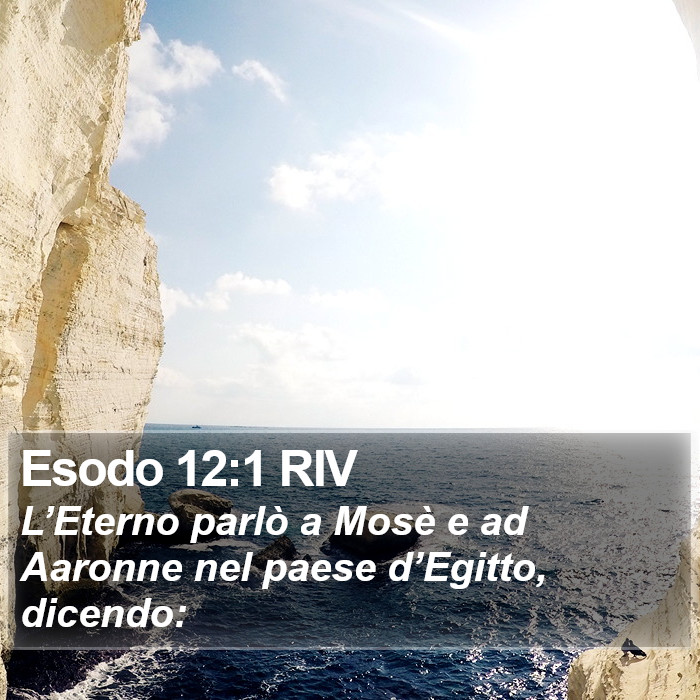 Esodo 12:1 RIV Bible Study