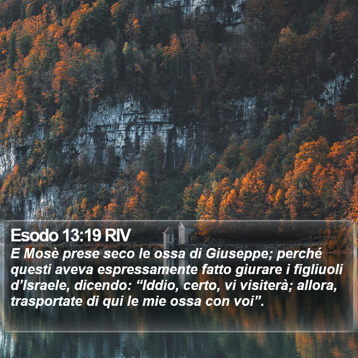 Esodo 13:19 RIV Bible Study