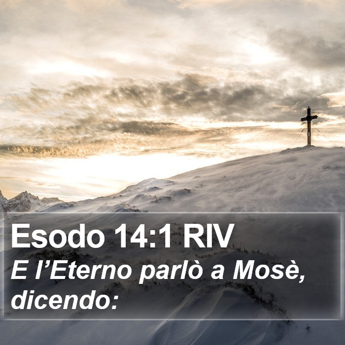 Esodo 14:1 RIV Bible Study