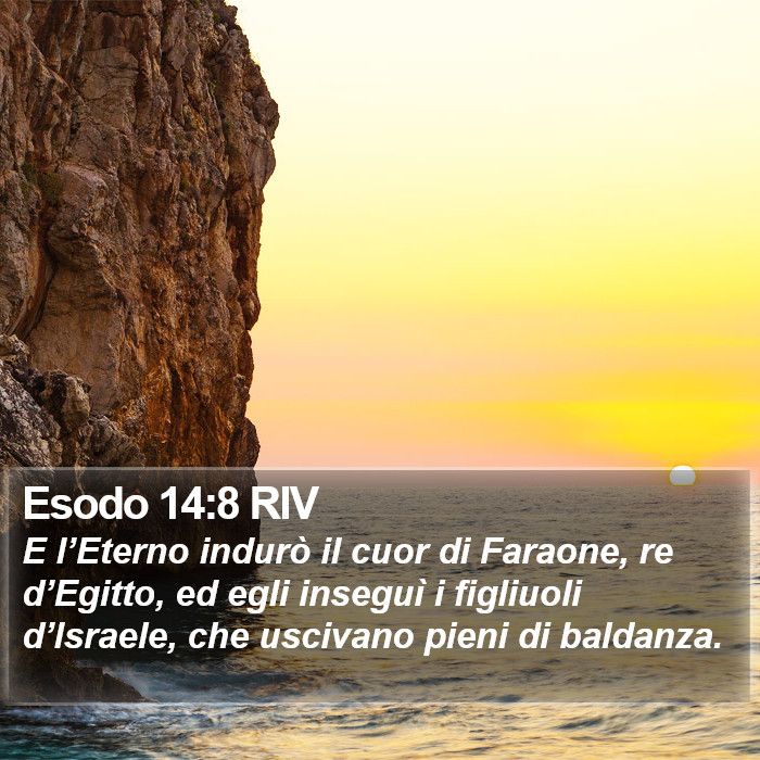 Esodo 14:8 RIV Bible Study