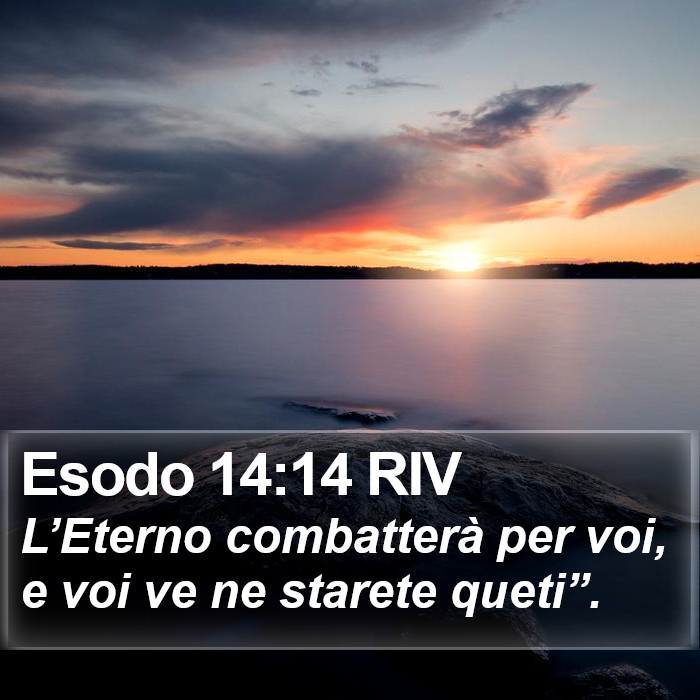 Esodo 14:14 RIV Bible Study