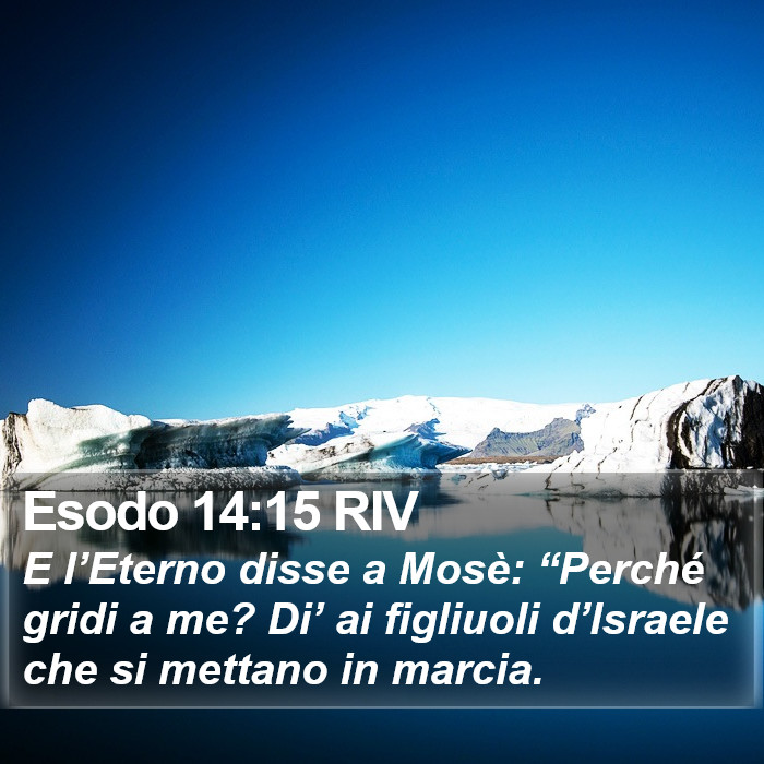 Esodo 14:15 RIV Bible Study