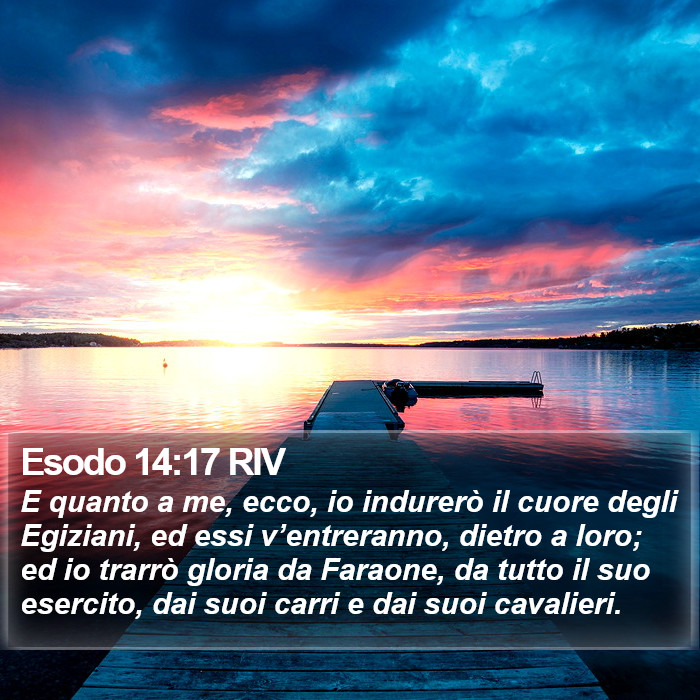 Esodo 14:17 RIV Bible Study