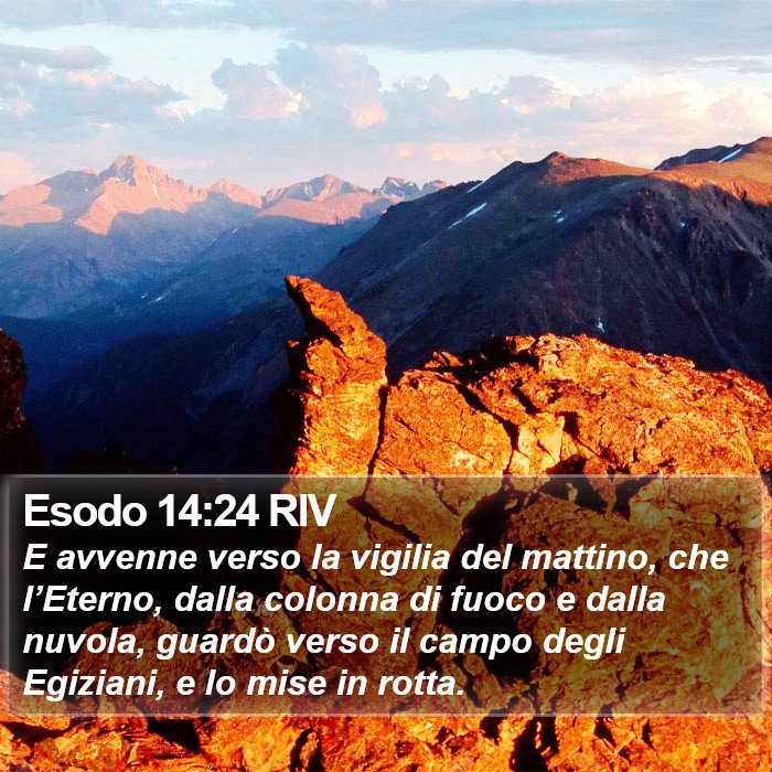 Esodo 14:24 RIV Bible Study