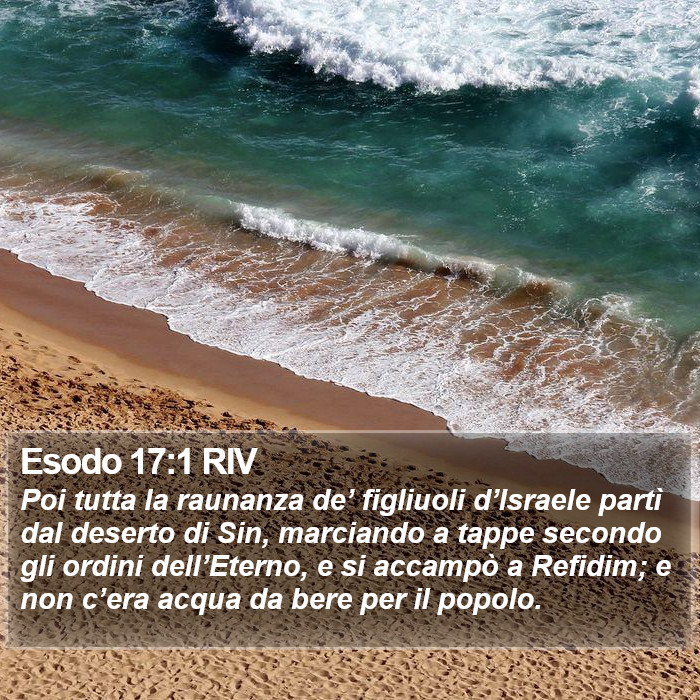 Esodo 17:1 RIV Bible Study