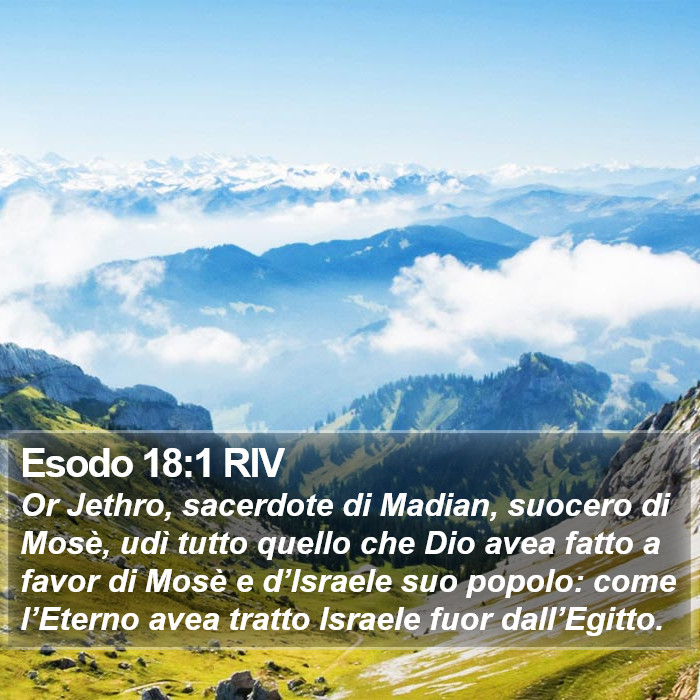 Esodo 18:1 RIV Bible Study