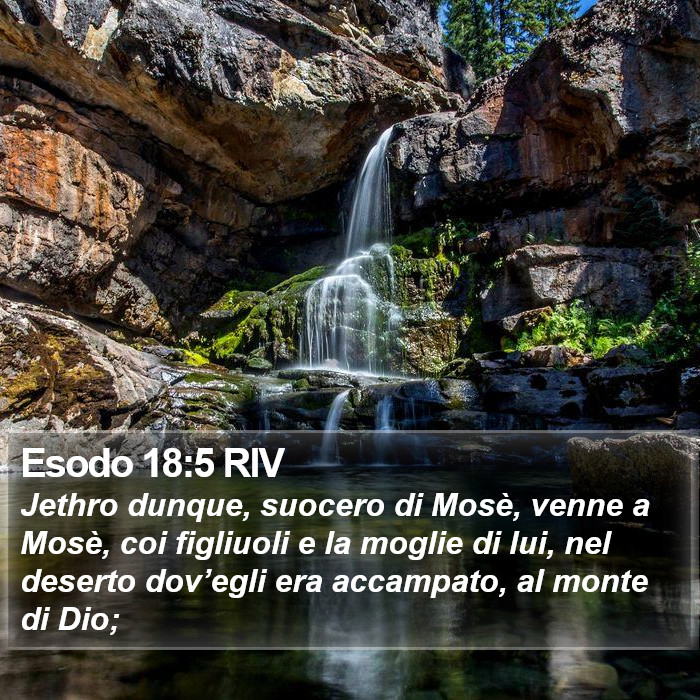 Esodo 18:5 RIV Bible Study