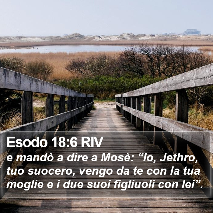 Esodo 18:6 RIV Bible Study