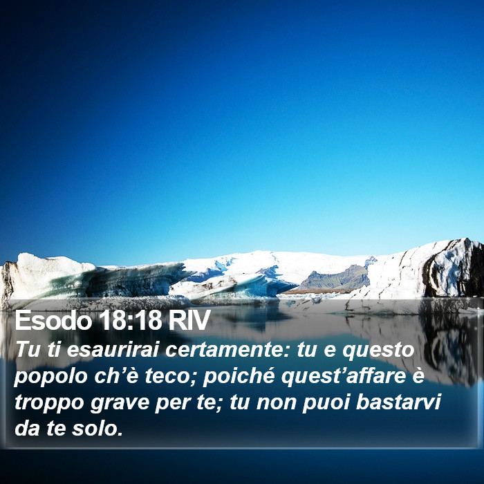 Esodo 18:18 RIV Bible Study