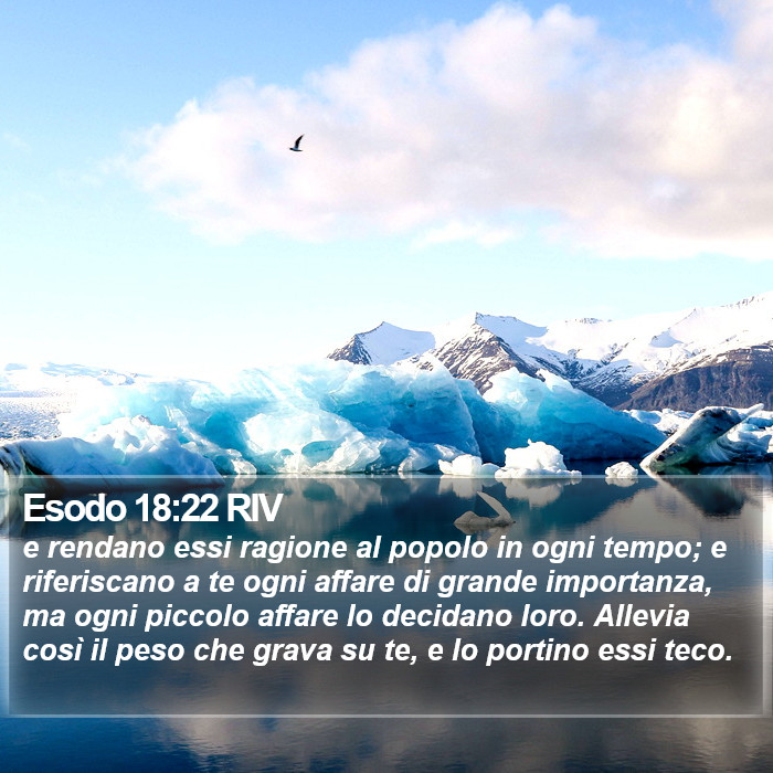 Esodo 18:22 RIV Bible Study