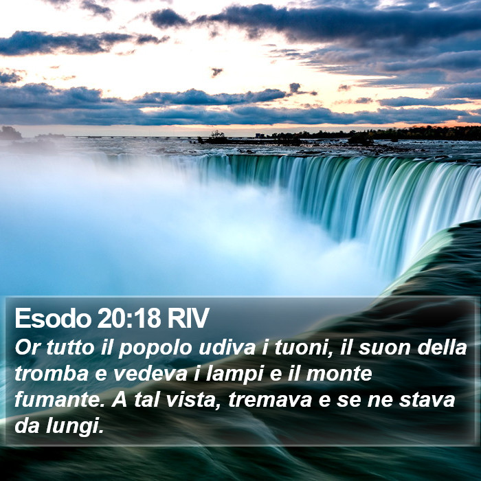 Esodo 20:18 RIV Bible Study