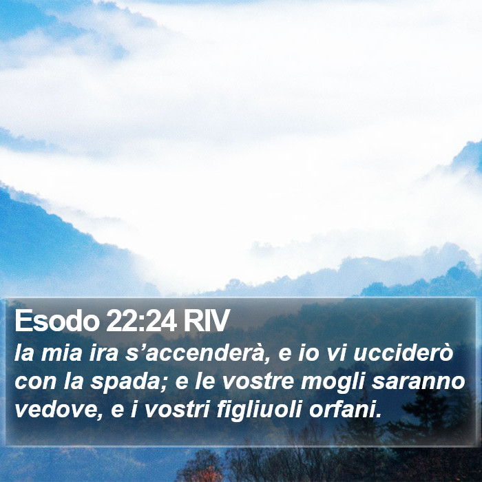 Esodo 22:24 RIV Bible Study