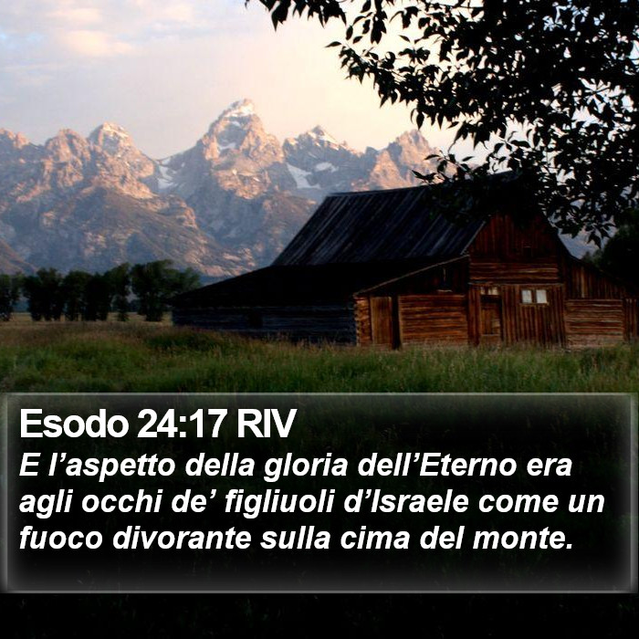 Esodo 24:17 RIV Bible Study