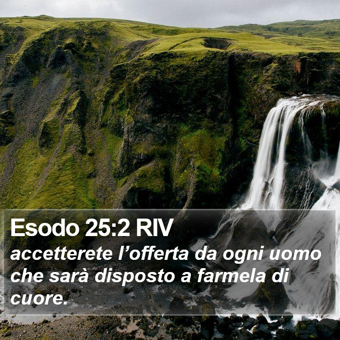 Esodo 25:2 RIV Bible Study