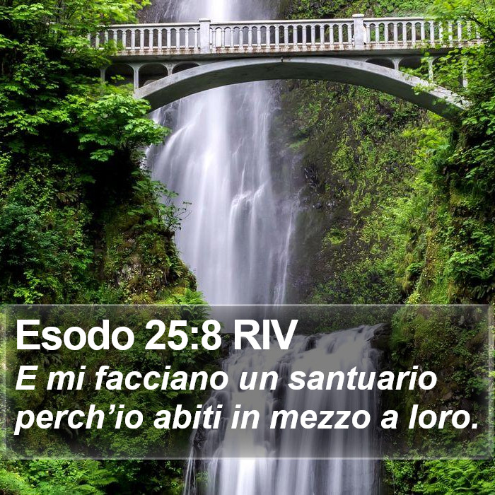 Esodo 25:8 RIV Bible Study