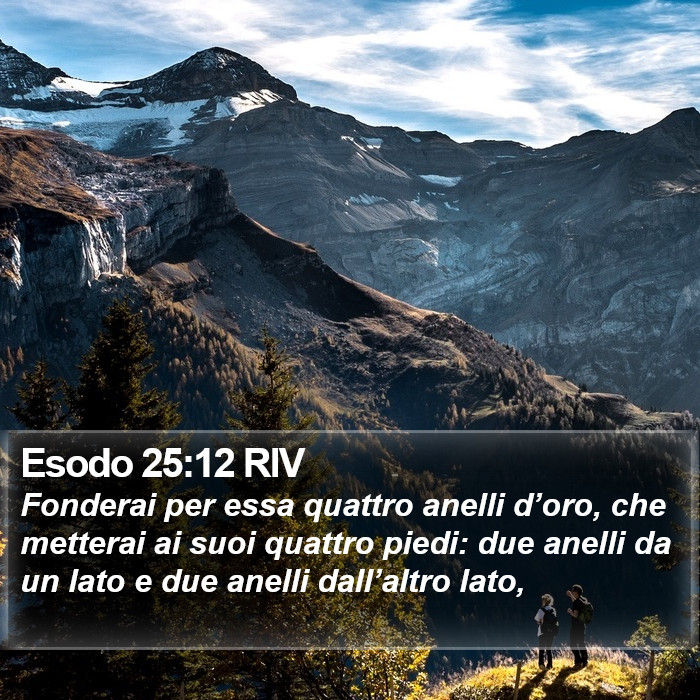 Esodo 25:12 RIV Bible Study