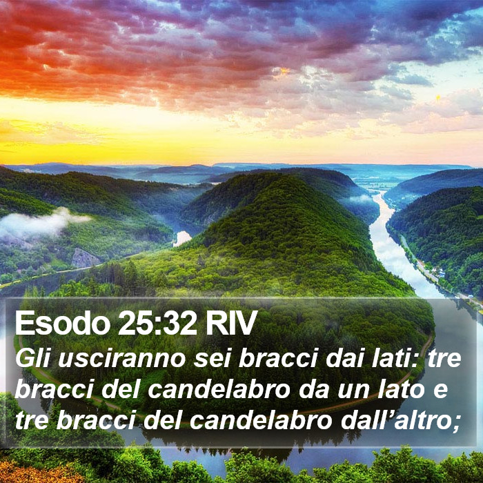 Esodo 25:32 RIV Bible Study