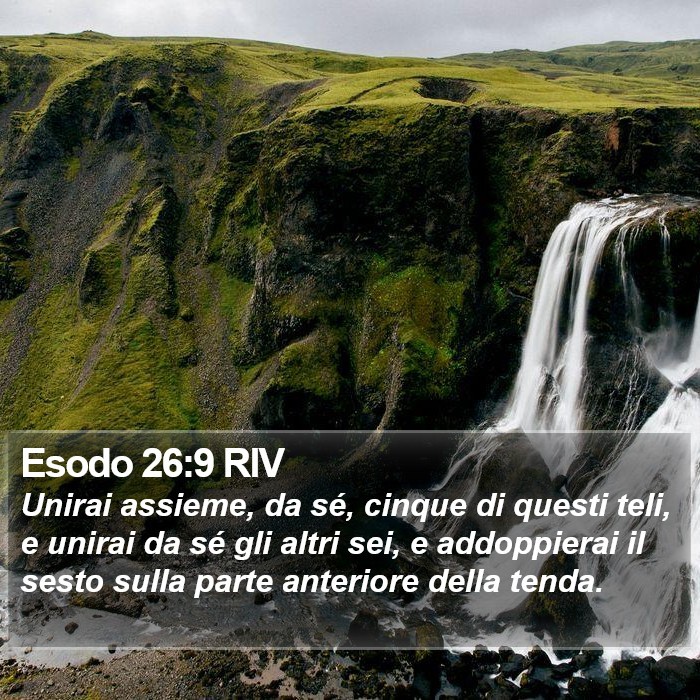 Esodo 26:9 RIV Bible Study
