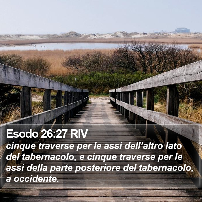 Esodo 26:27 RIV Bible Study