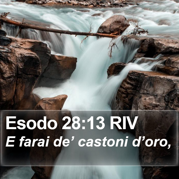 Esodo 28:13 RIV Bible Study