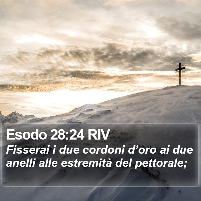 Esodo 28:24 RIV Bible Study