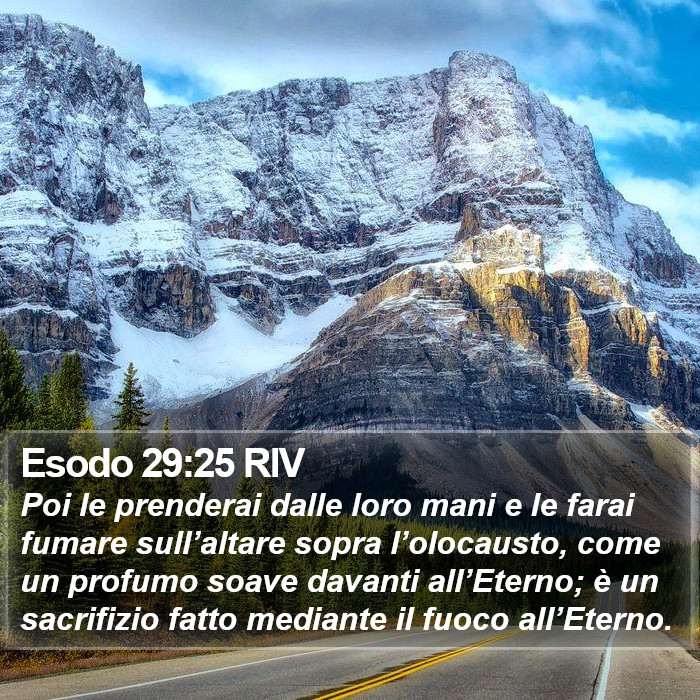 Esodo 29:25 RIV Bible Study