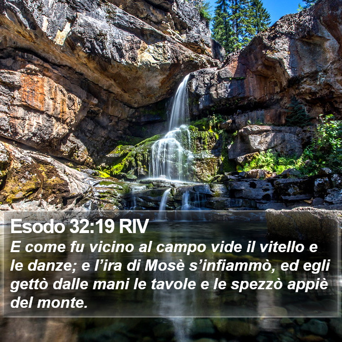 Esodo 32:19 RIV Bible Study