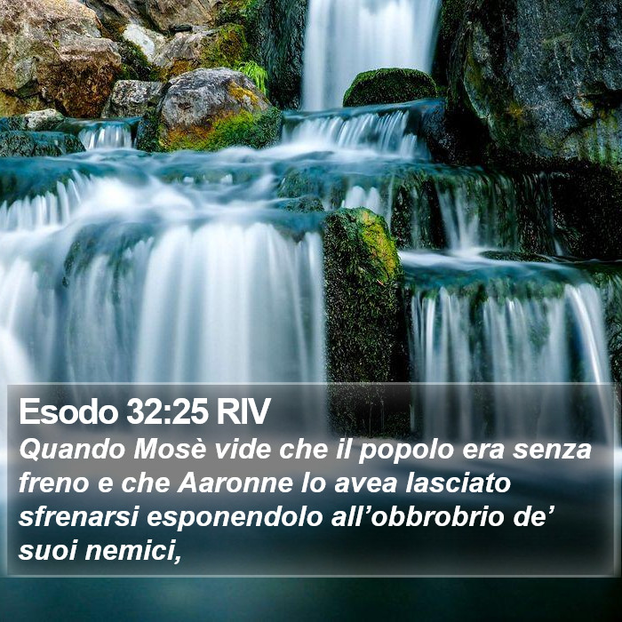 Esodo 32:25 RIV Bible Study