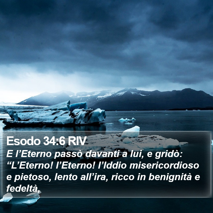 Esodo 34:6 RIV Bible Study
