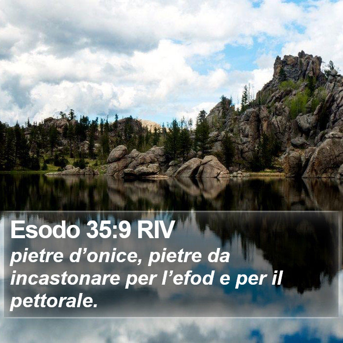 Esodo 35:9 RIV Bible Study
