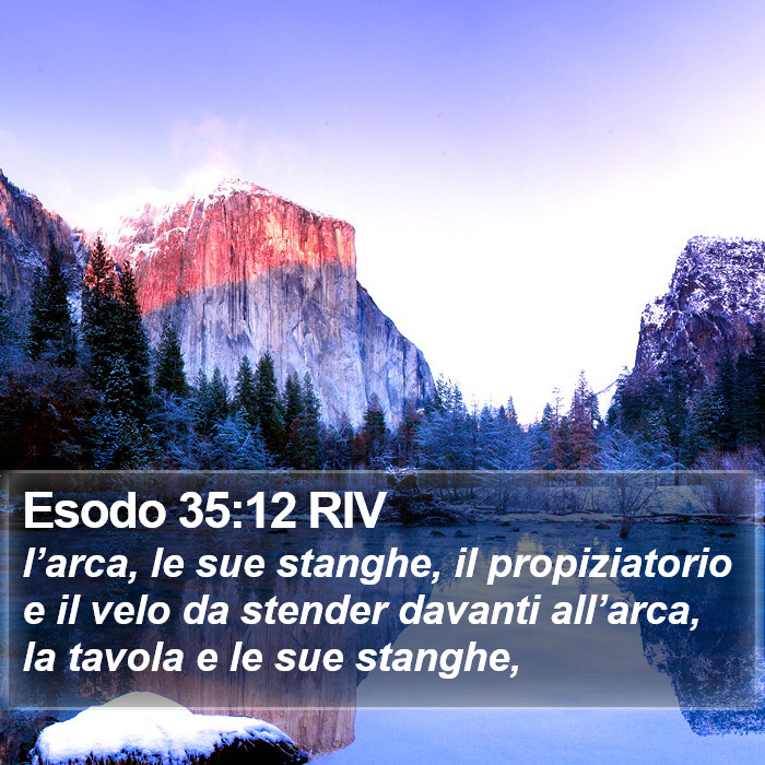 Esodo 35:12 RIV Bible Study