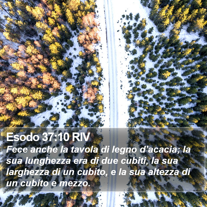 Esodo 37:10 RIV Bible Study