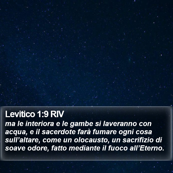 Levitico 1:9 RIV Bible Study