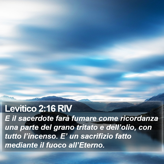 Levitico 2:16 RIV Bible Study