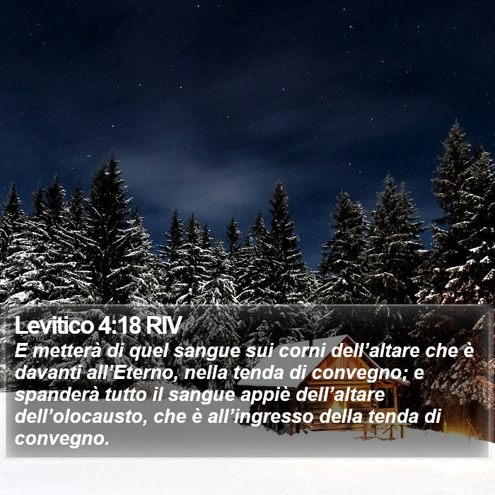 Levitico 4:18 RIV Bible Study