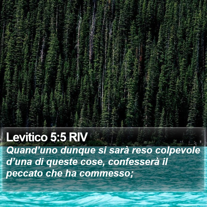 Levitico 5:5 RIV Bible Study