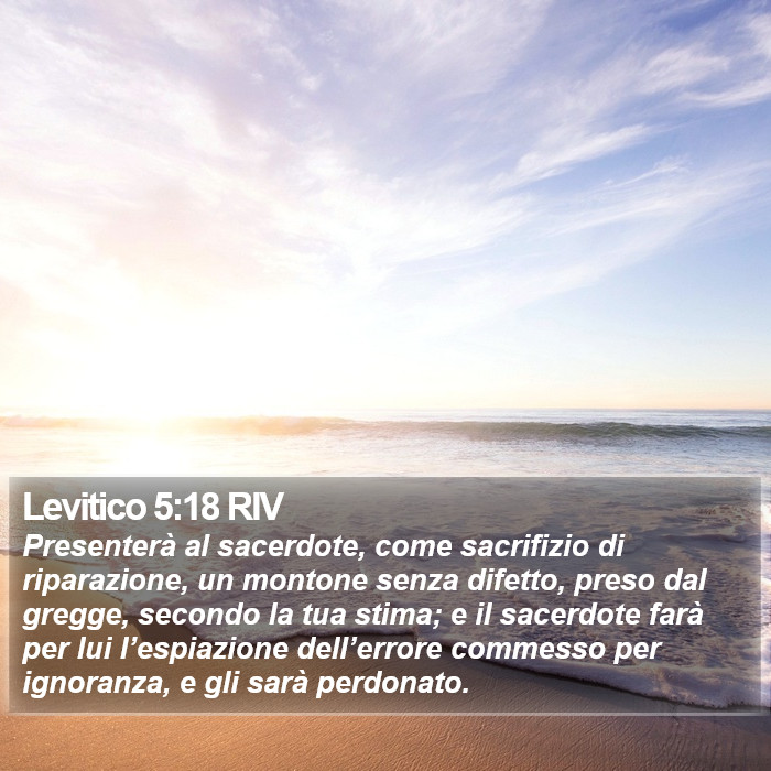 Levitico 5:18 RIV Bible Study