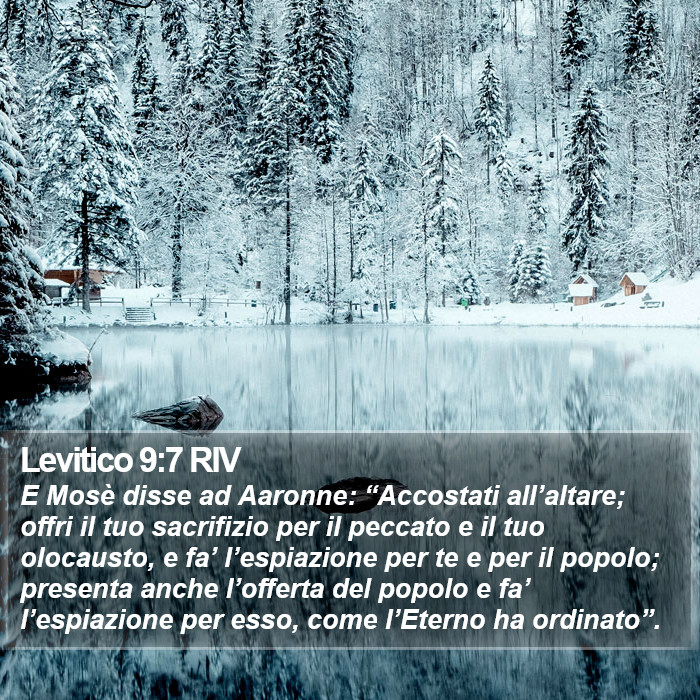 Levitico 9:7 RIV Bible Study