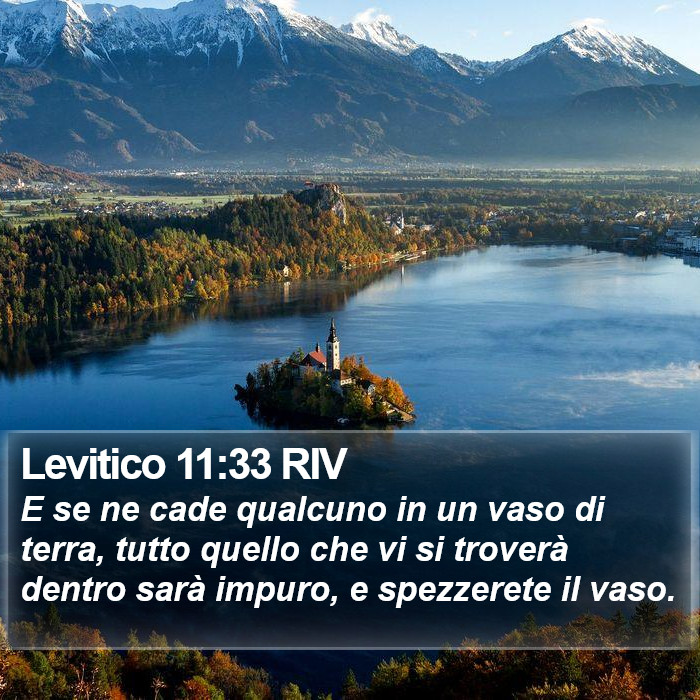 Levitico 11:33 RIV Bible Study