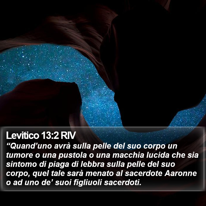 Levitico 13:2 RIV Bible Study