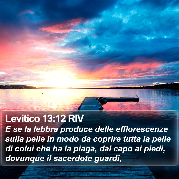 Levitico 13:12 RIV Bible Study