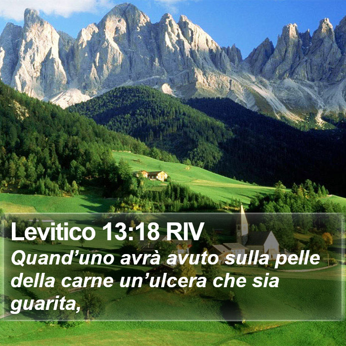 Levitico 13:18 RIV Bible Study