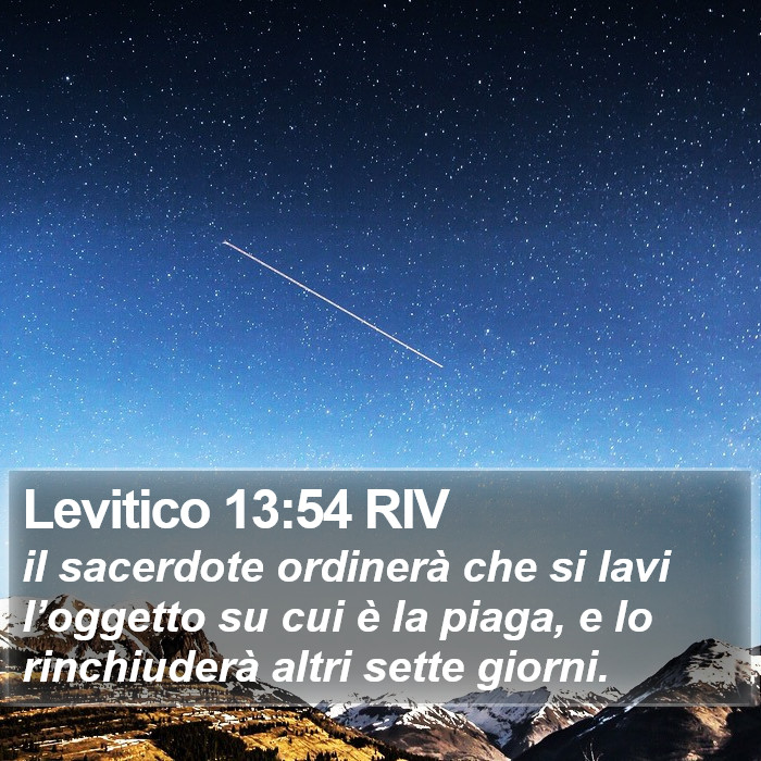 Levitico 13:54 RIV Bible Study