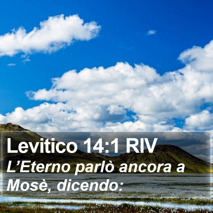 Levitico 14:1 RIV Bible Study